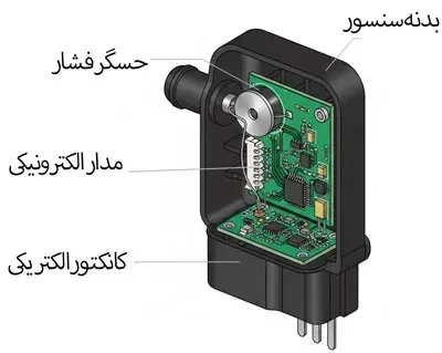 ساختار و اجزای سنسور مپ