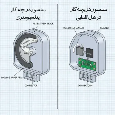 انواع سنسور دریچه گاز